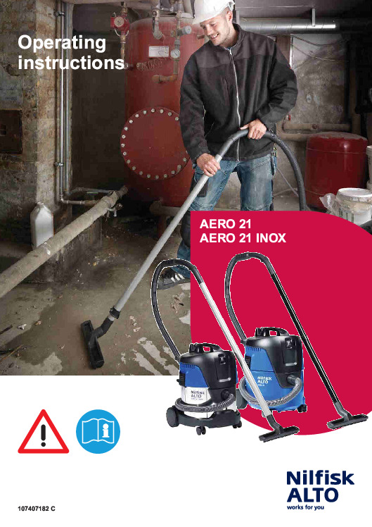 Aspirateur eau et poussière inox AERO 31-21 PC INOX EU Nilfisk